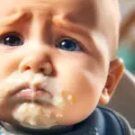 bebé vomita la leche