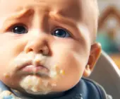 Por qué mi bebé vomita la leche: causas y soluciones